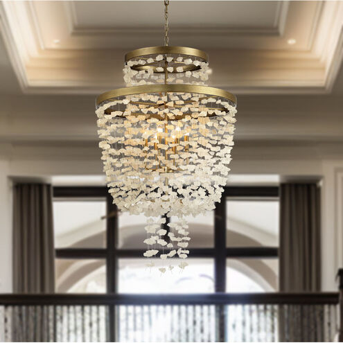 Stonybrook 8 Light 30 inch Havana Gold Pendant Ceiling Light